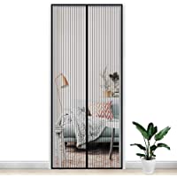 Gimars Cortina mosquitera doble magnetica puerta exterior sin tornillos- Mosquitera puerta corredera lateral con iman…